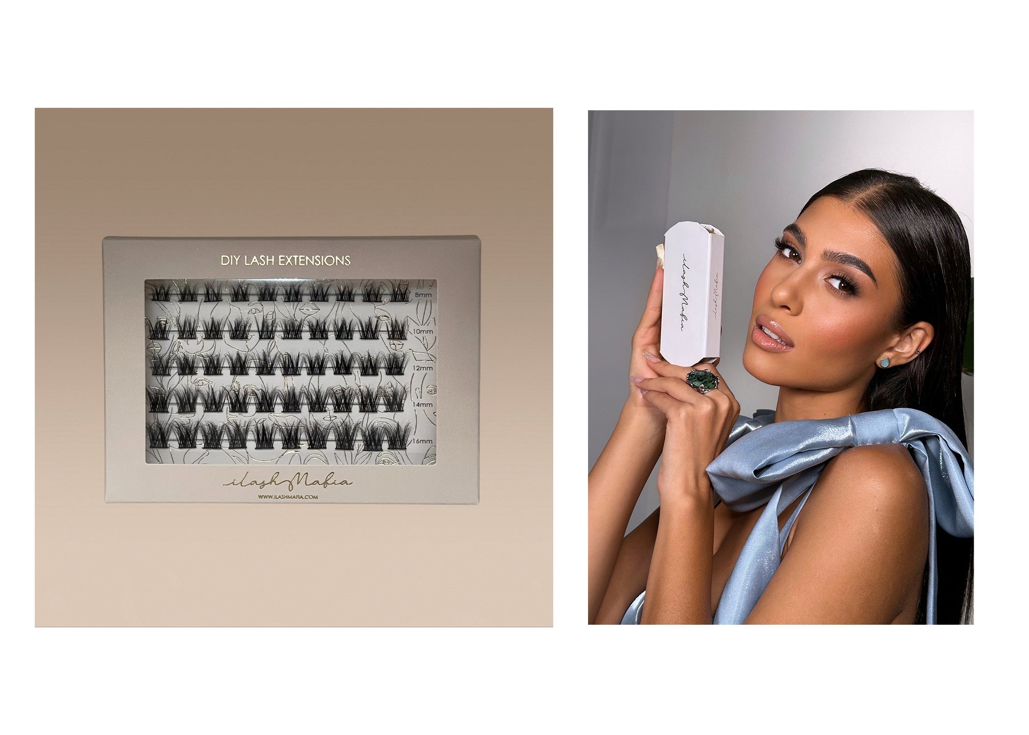 diy lashes, at home lashes, glam false lashes