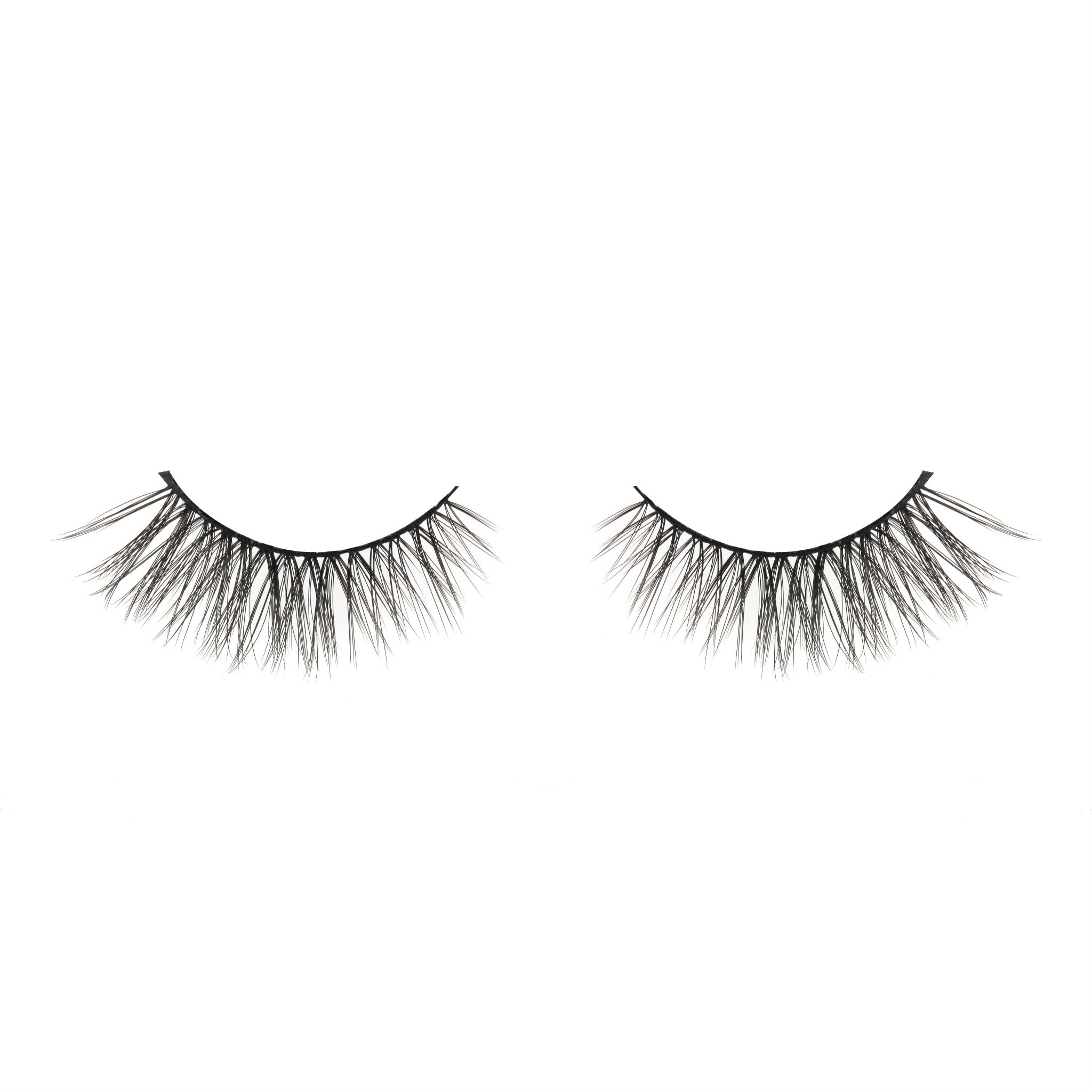 cat eye strip lashes, cat eye falsies, strip lashes, false eyelashes, natural strip lash look, high quality strip lashes, volume style strip lashes, luxurious strip lashes, Biodegradable lashes
