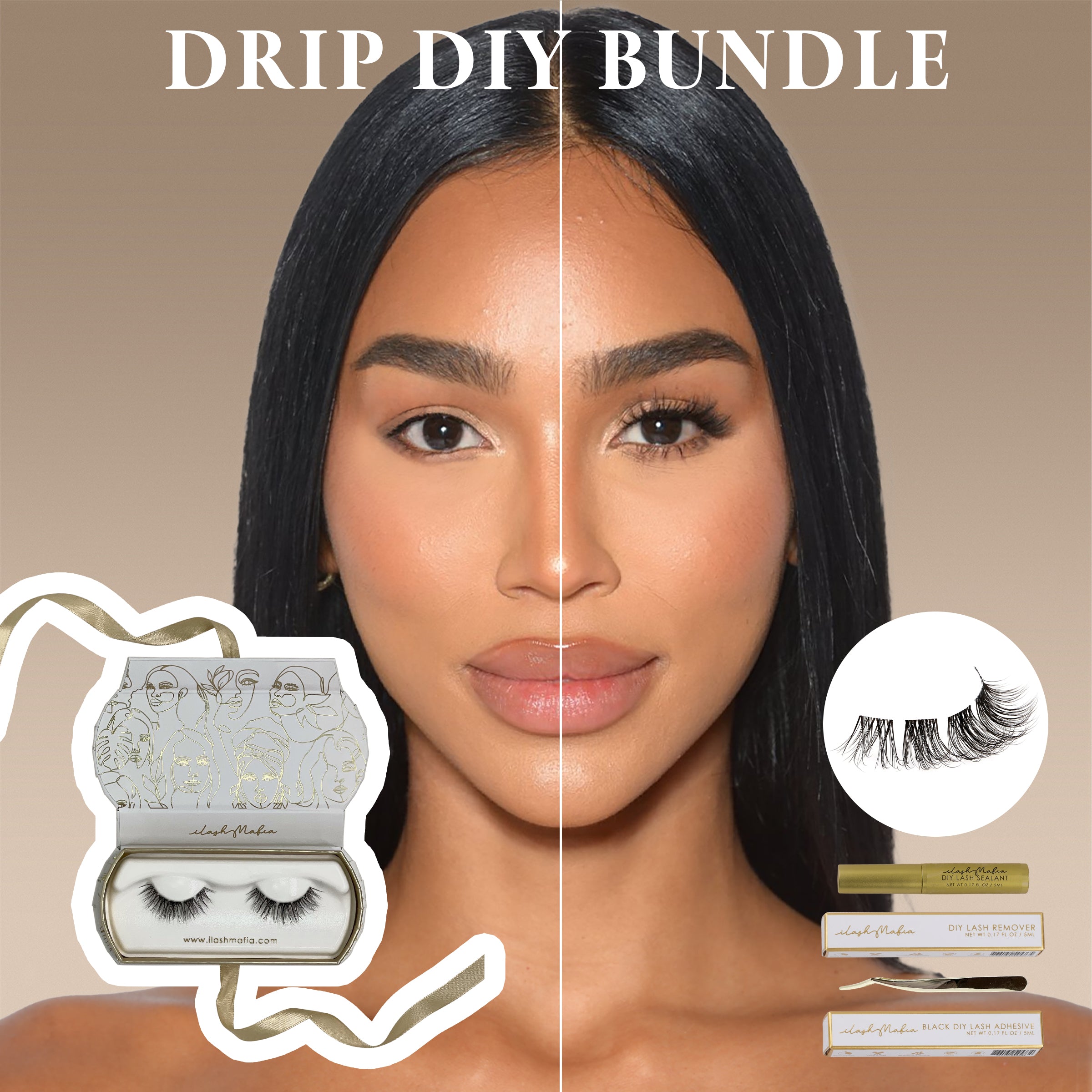 Drip DIY bundle, DIY lash extension bundle, DIY Lash kit, DIY lashes, DIY lash bundle,glam lashes, ilash mafia, false lashes, falsies, plant base lashes, plant fiber lashes, vegan lashes, false eyelashes, fake lashes, fake eyelashes, cluster lashes, strip lashes, DIY lashes, do it yourself lashes, lashes at home, DIY extensions