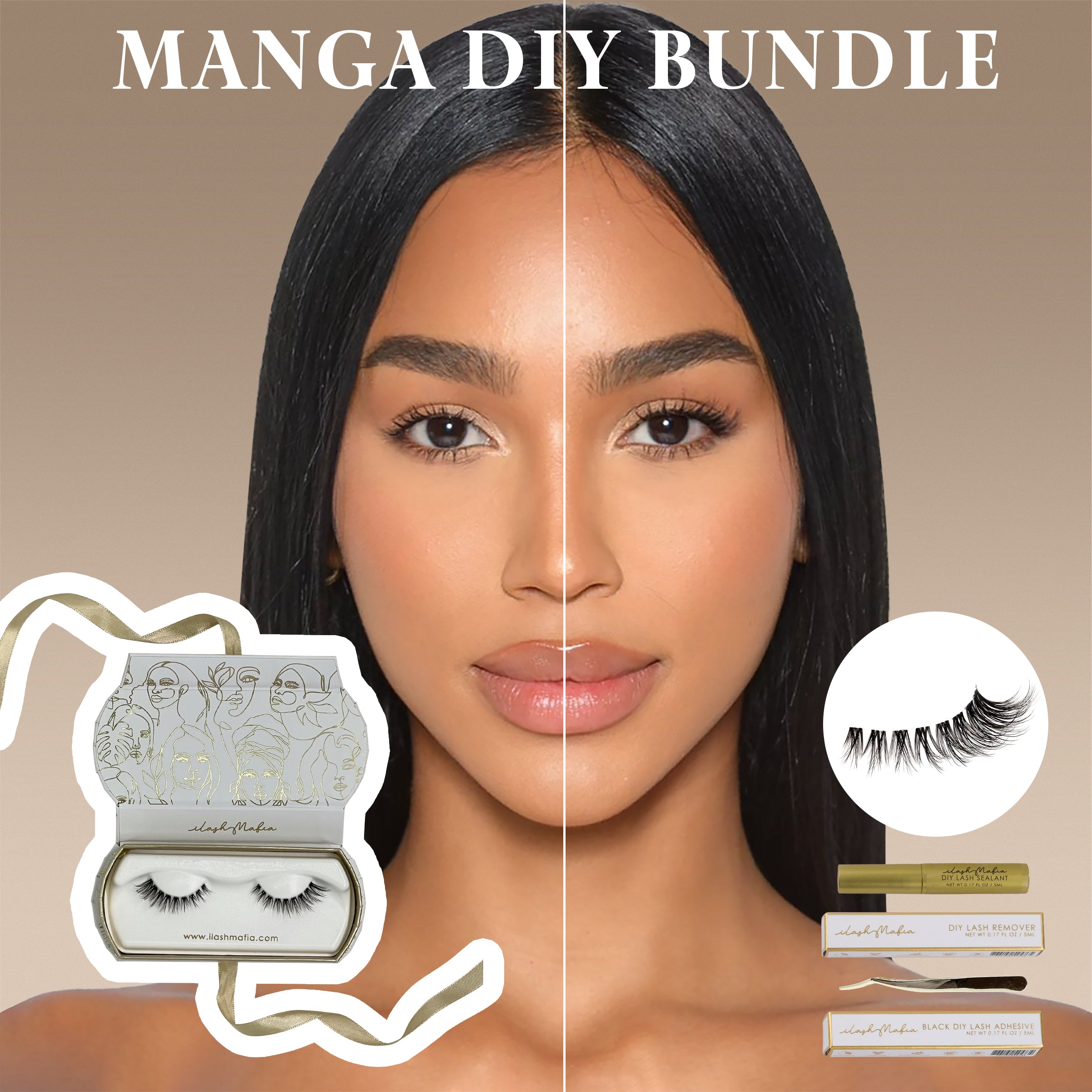 Manga DIY bundle, DIY lash extension bundle, DIY Lash kit, DIY lashes, DIY lash bundle,glam lashes, ilash mafia, false lashes, falsies, plant base lashes, plant fiber lashes, vegan lashes, false eyelashes, fake lashes, fake eyelashes, cluster lashes, strip lashes, DIY lashes, do it yourself lashes, lashes at home, DIY extensions