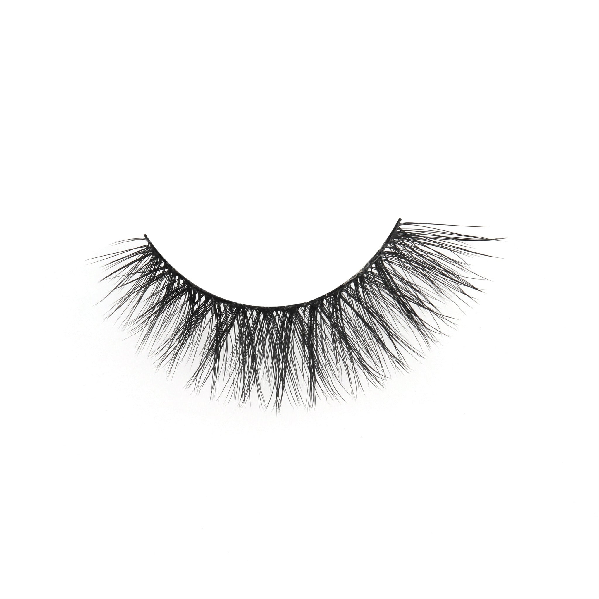 fluffly lashes, fluffly falsies, false lashes, strip lashes, false eyelashes, natural strip lash look, high quality strip lashes, volume style strip lashes, luxurious strip lashes, Biodegradable lashes