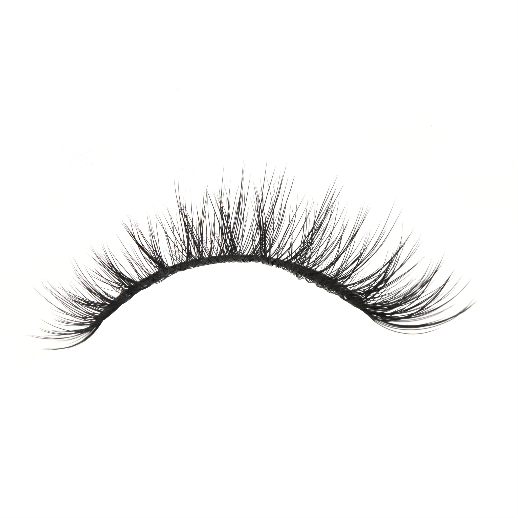 fluffly lashes, fluffly falsies, false lashes, strip lashes, false eyelashes, natural strip lash look, high quality strip lashes, volume style strip lashes, luxurious strip lashes, Biodegradable lashes