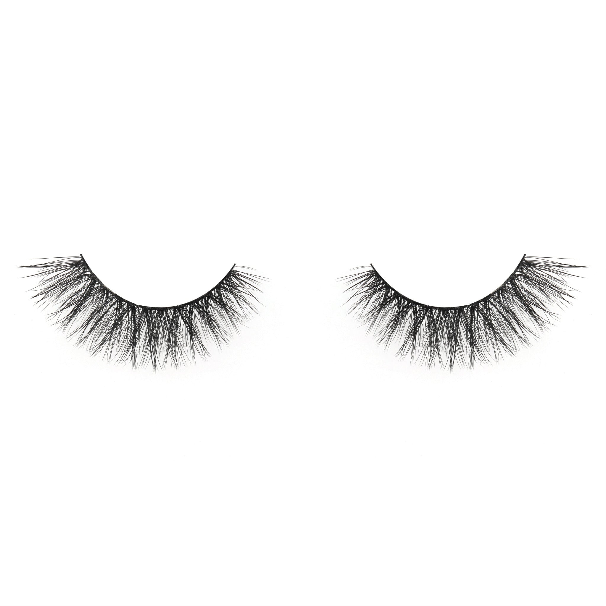 fluffly lashes, fluffly falsies, false lashes, strip lashes, false eyelashes, natural strip lash look, high quality strip lashes, volume style strip lashes, luxurious strip lashes, Biodegradable lashes