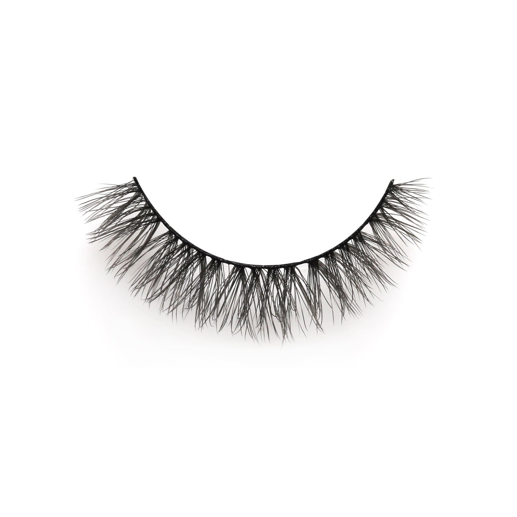 natural style lash strips, fluffy lash strips, fluffy lashes, strip lashes, false eyelashes, natural strip lash look, high quality strip lashes, volume style strip lashes, luxurious strip lashes, Biodegradable lashes, short lashes, full and short lash strips