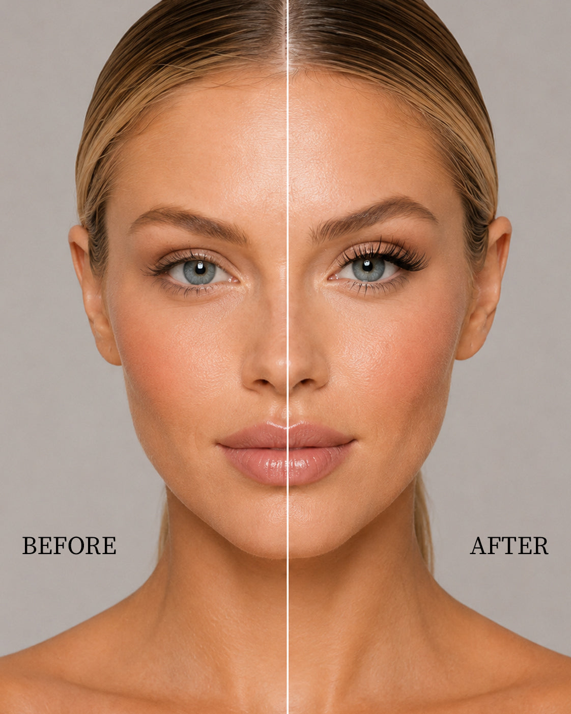 ilash mafia diy lash extension kit in style cat eye, before and after picture