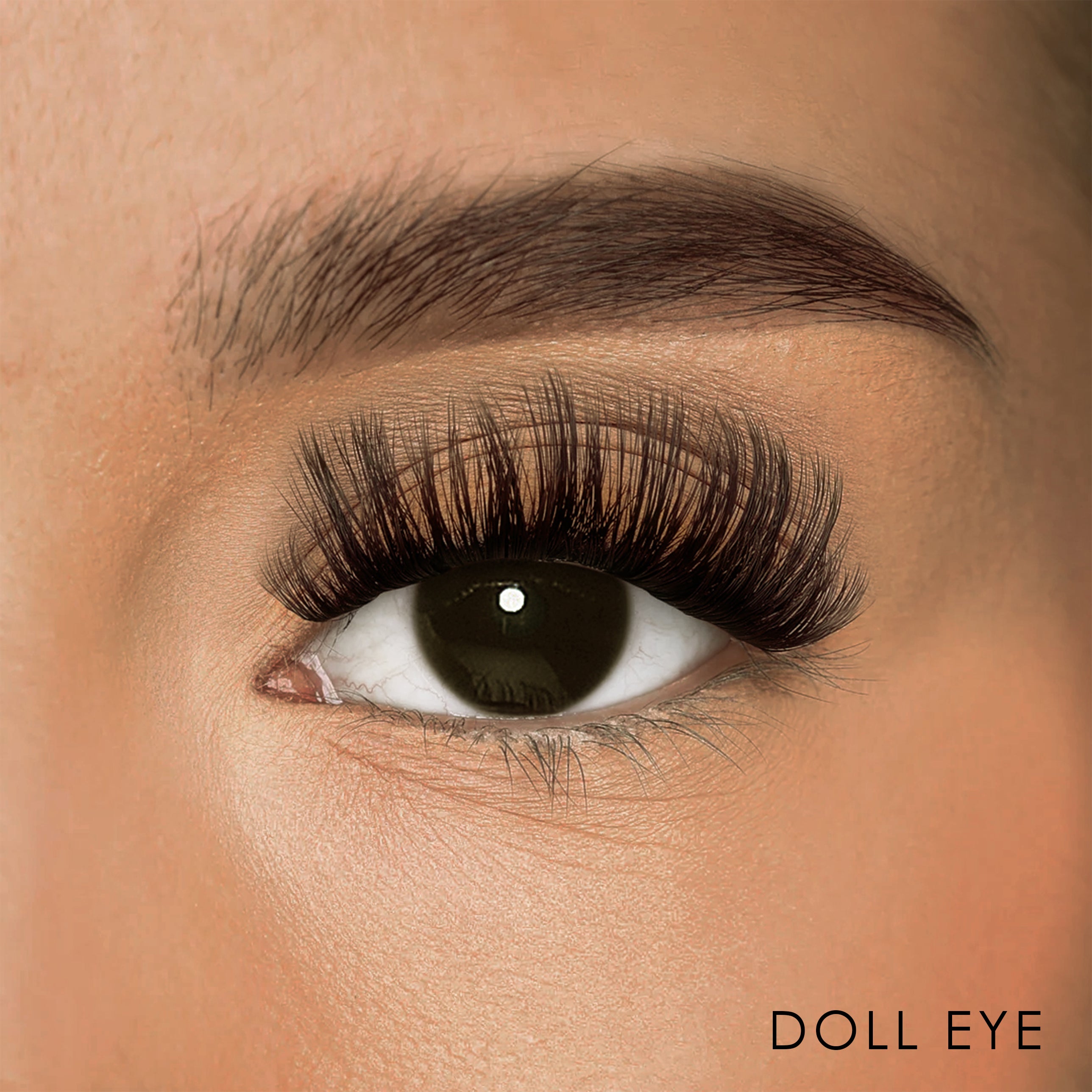 iLash Mafia Main Character DIY lash extensions featuring the Doll Eye map for dramatic volume, fluffy texture, and a customizable full-glam lash look.