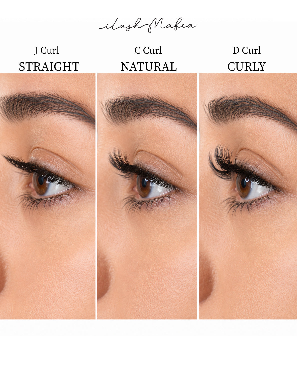 ilash mafia diy lash curl chart